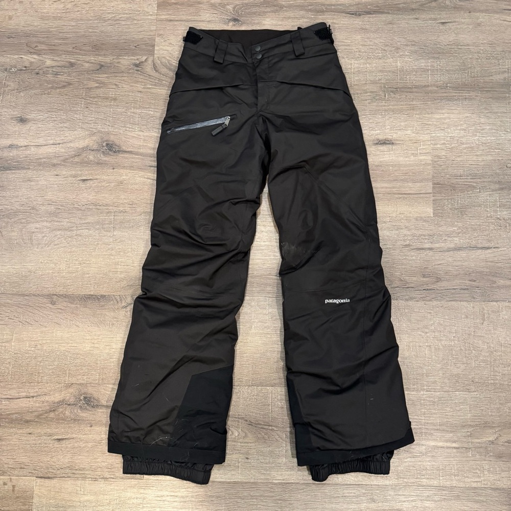 Patagonia Girls H2no Snow Pants Black Youth Size L